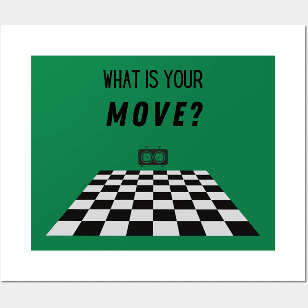 Chess Move Quote Wall Art by Chessfluencer